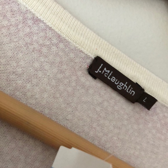 J. McLaughlin Red Marcy Printed Henley - Picture 5 of 7